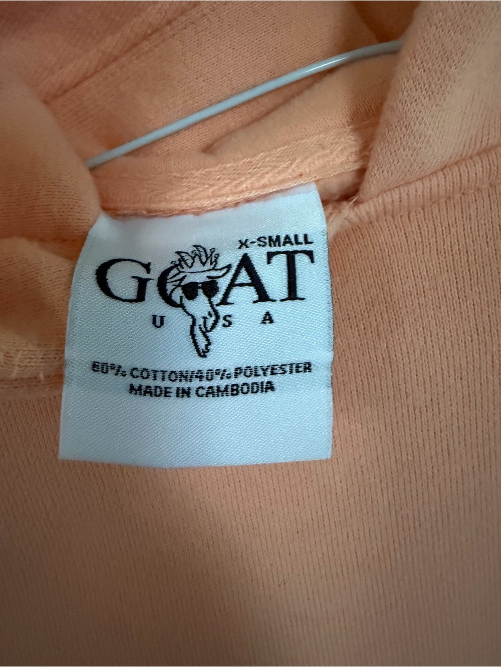 GOAT Women's Peach Crewneck Sweater - X-Small